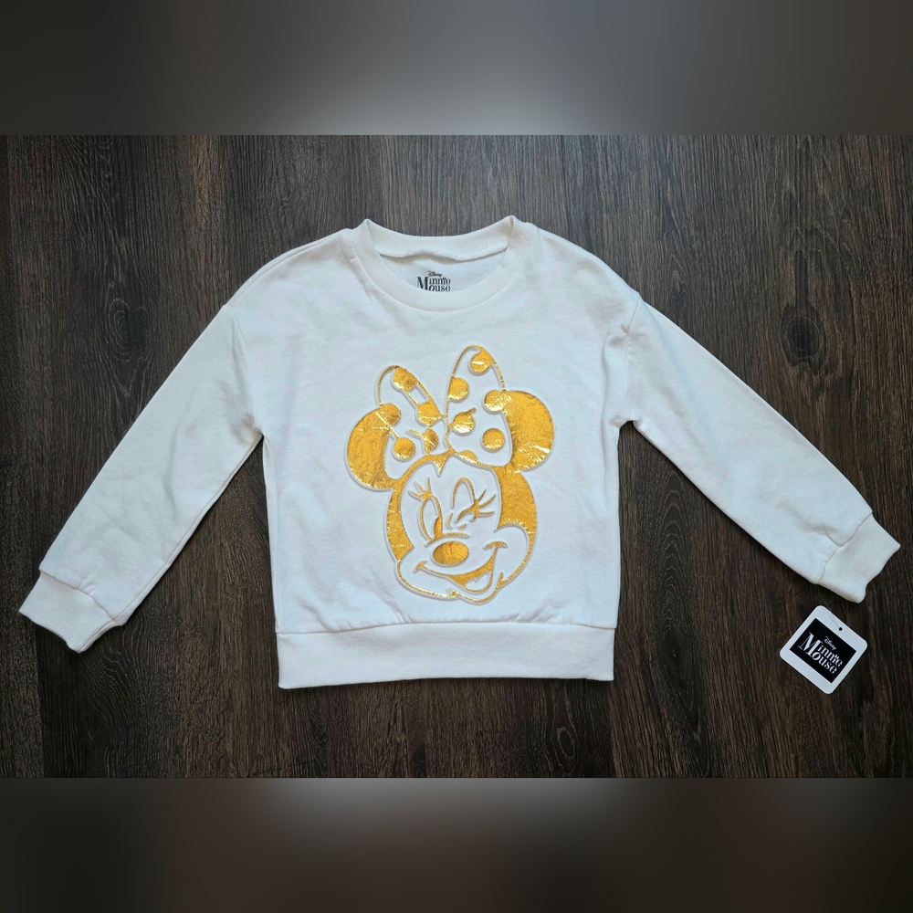 Disney Minnie Mouse white sweatshirt